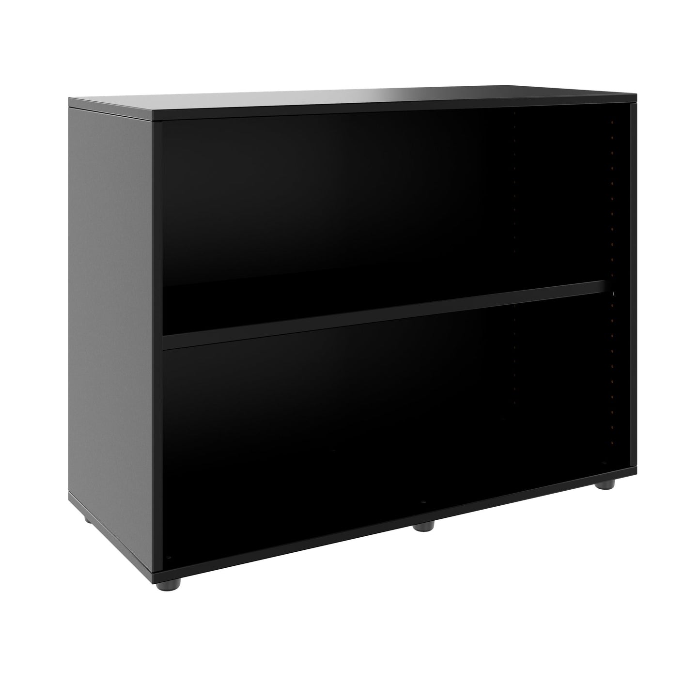 PRO Armoire d'étagère | 2 oh, 400 - 1200 x 770 mm, noir