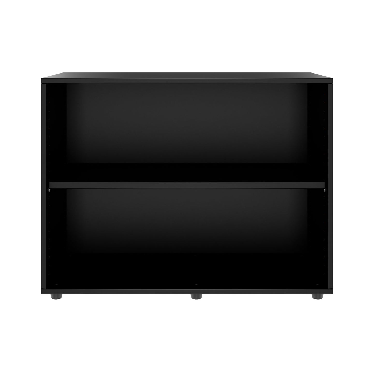 PRO Armoire d'étagère | 2 oh, 400 - 1200 x 770 mm, noir