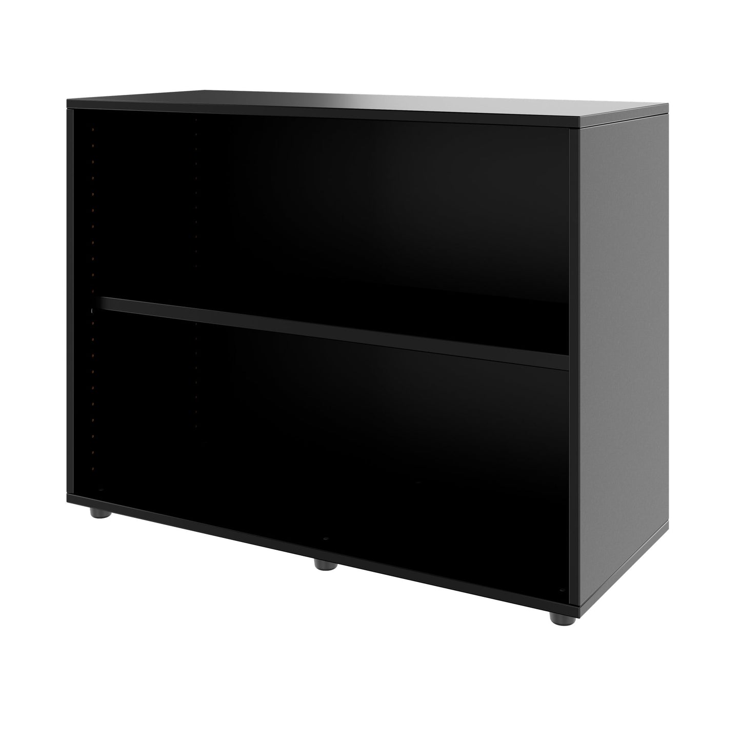 PRO Armoire d'étagère | 2 oh, 400 - 1200 x 770 mm, noir
