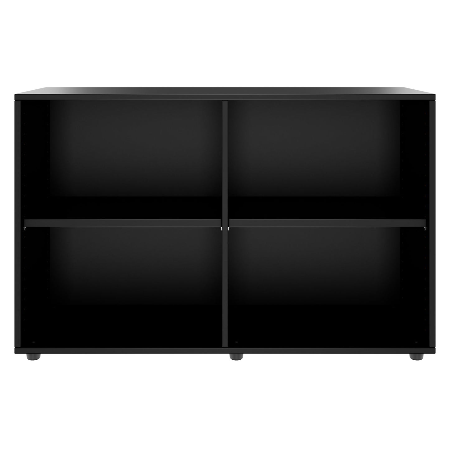 PRO Armoire d'étagère | 2 oh, 400 - 1200 x 770 mm, noir