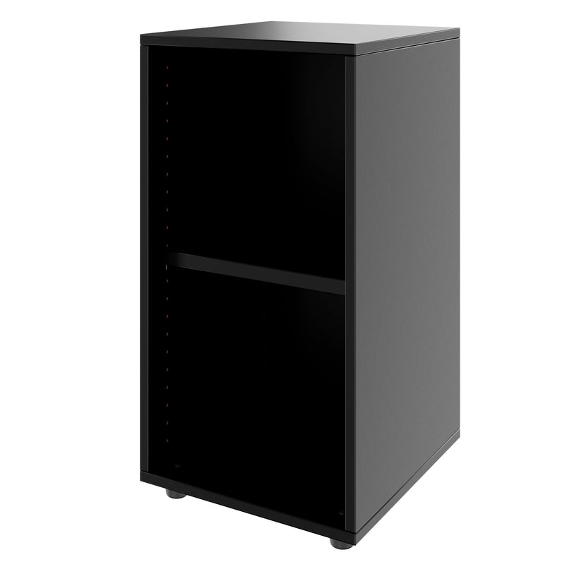 PRO Armoire d'étagère | 2 oh, 400 - 1200 x 770 mm, noir
