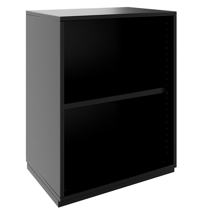 PRO Armoire d'étagère | 2 oh, 400 - 1200 x 770 mm, noir