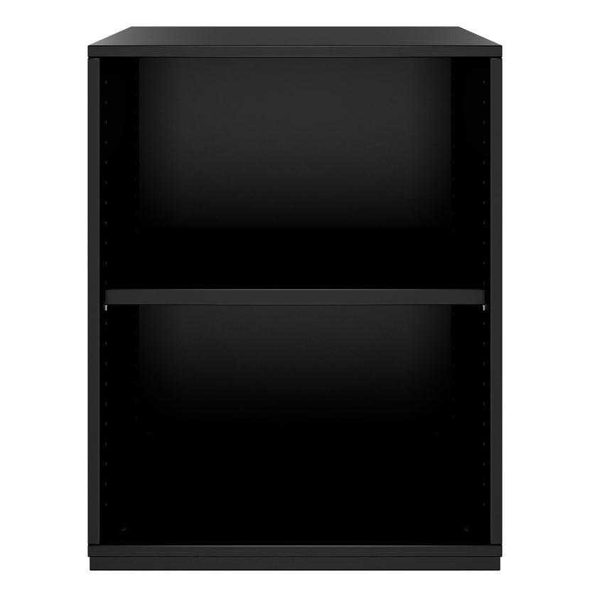 PRO Armoire d'étagère | 2 oh, 400 - 1200 x 770 mm, noir