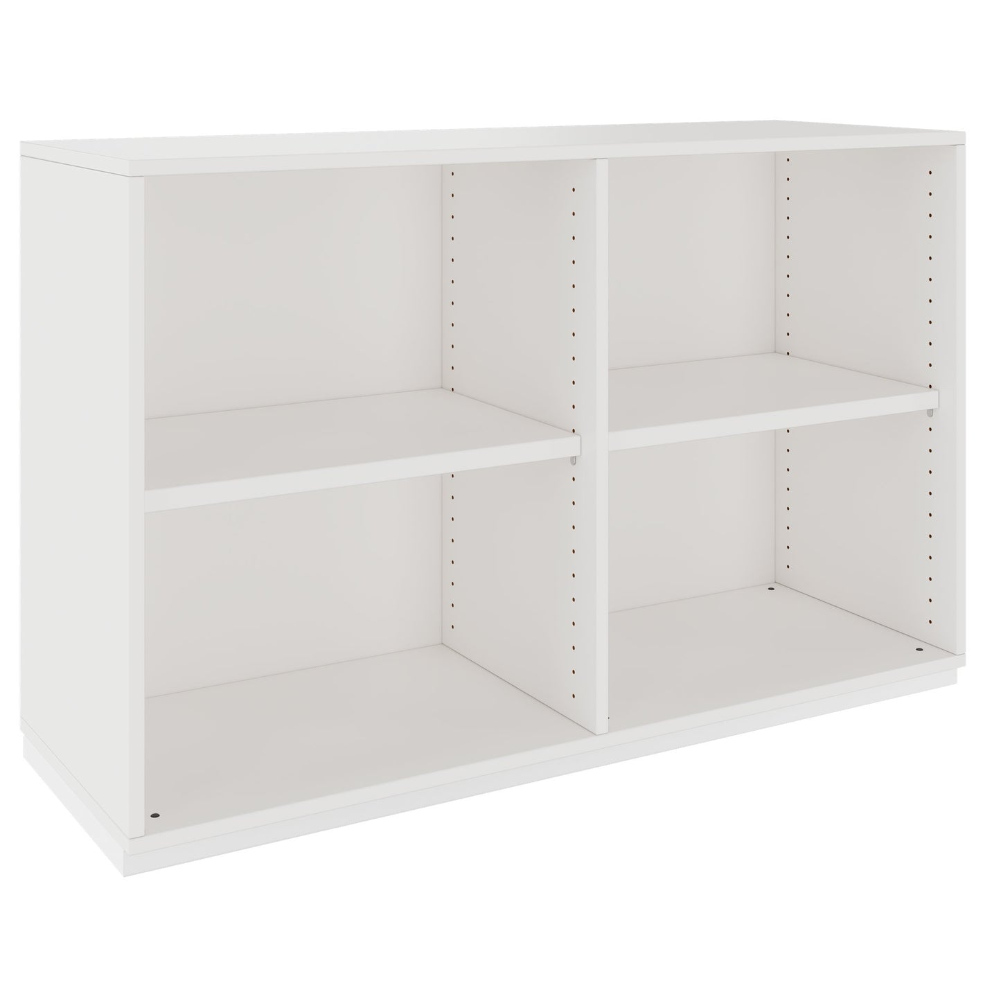 PRO Armoire d'étagère | 2 oh, 400 - 1200 x 770 mm, blanc