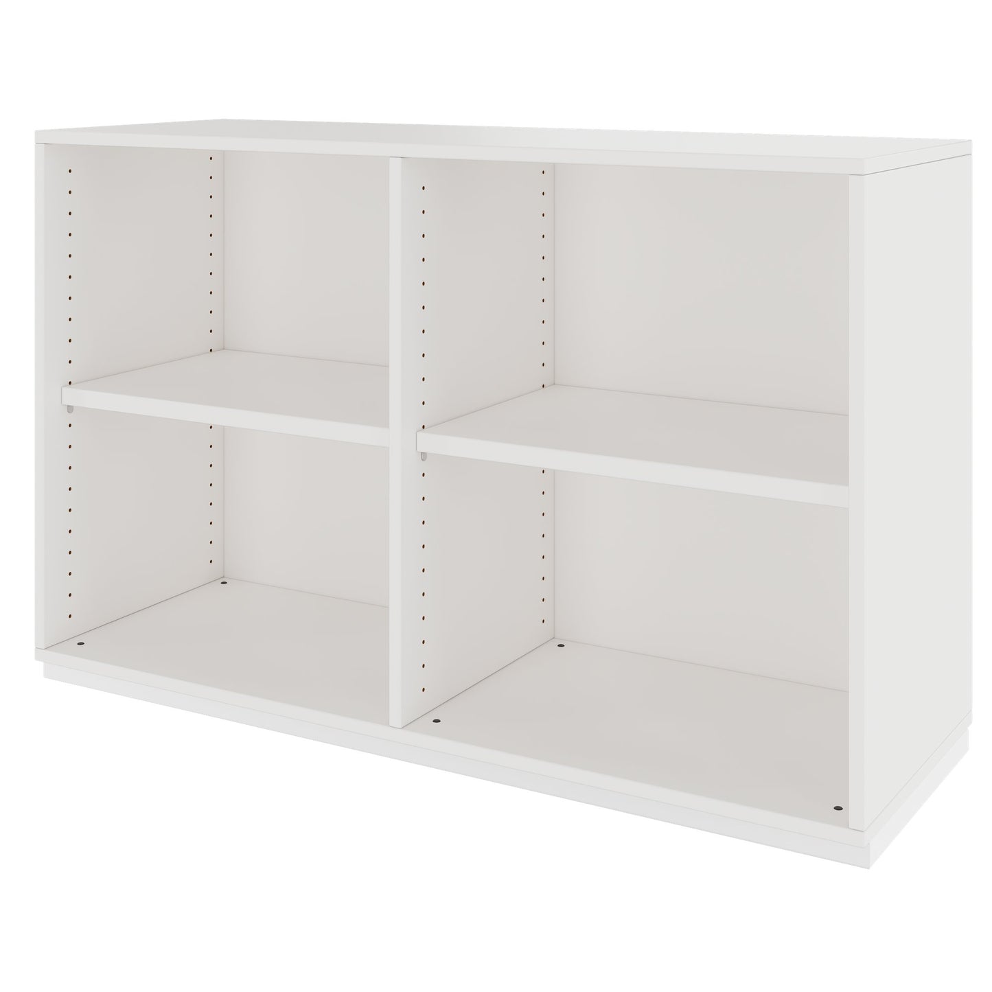 PRO Armoire d'étagère | 2 oh, 400 - 1200 x 770 mm, blanc