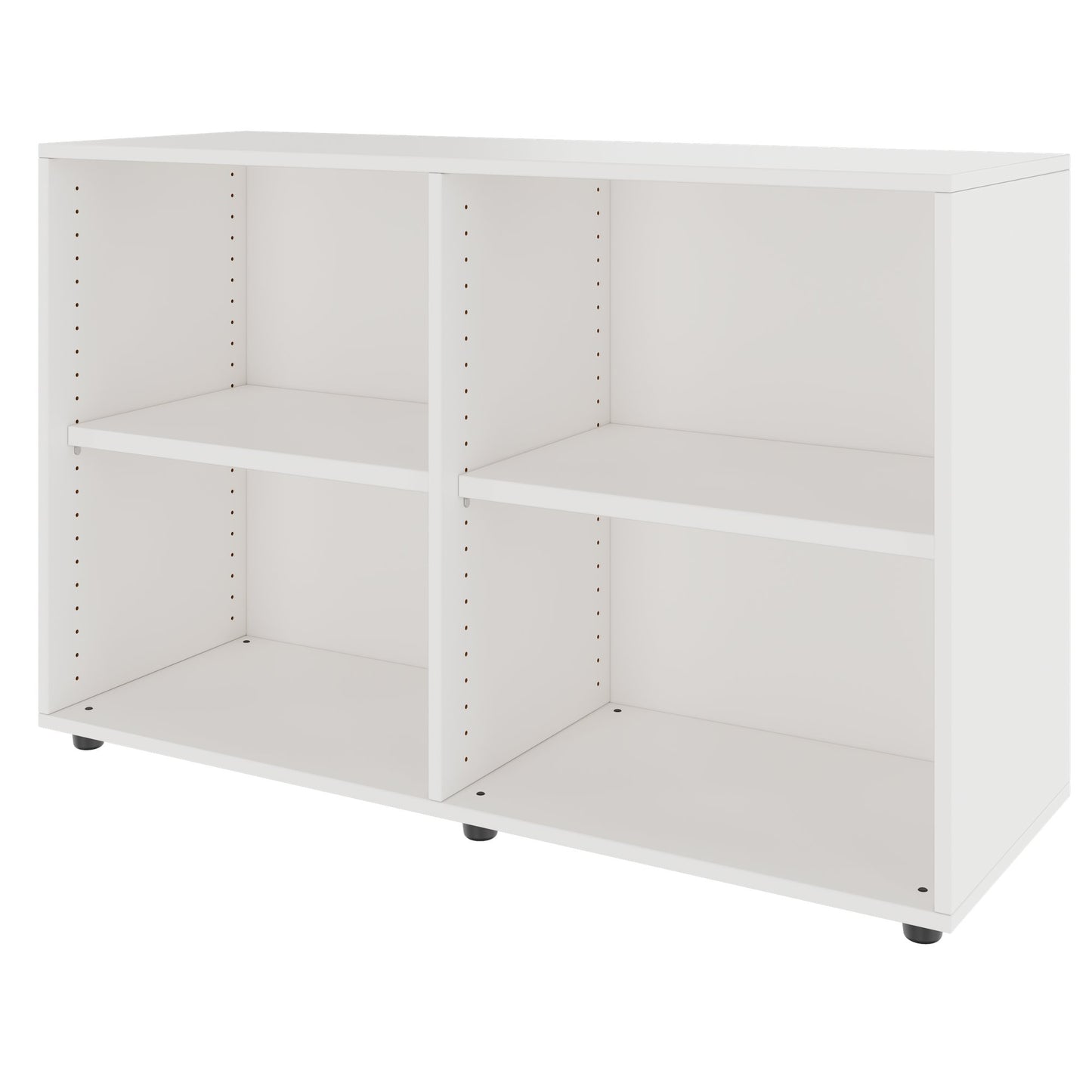 PRO Armoire d'étagère | 2 oh, 400 - 1200 x 770 mm, blanc