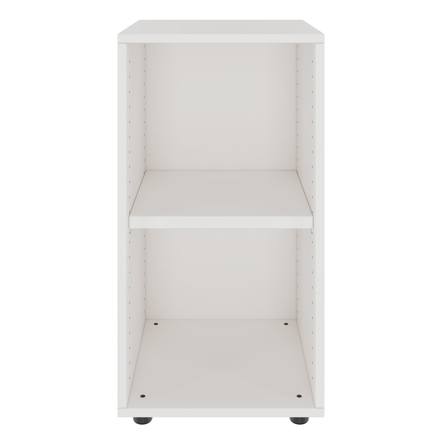 PRO Armoire d'étagère | 2 oh, 400 - 1200 x 770 mm, blanc