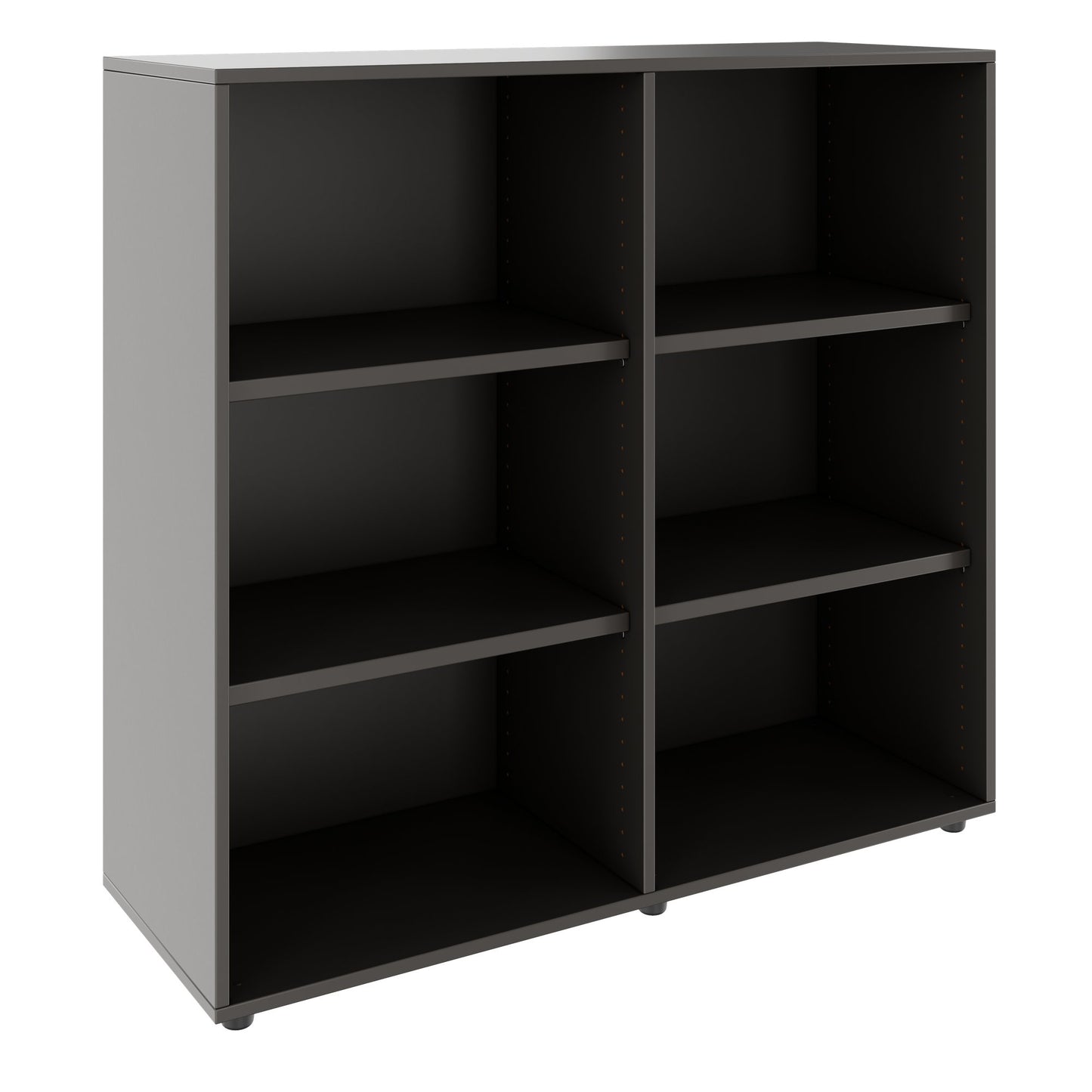 PRO Armoire d'étagère | 3 oh, 400 - 1200 x 1140 mm, graphite