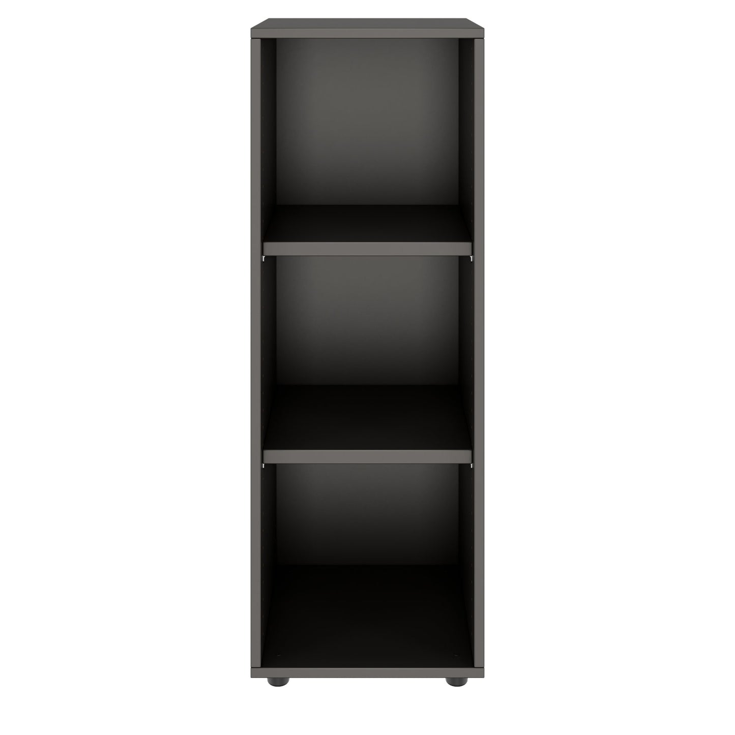 PRO Shelf cabinet | 3 Oh, 400 - 1200 x 1140 mm, graphite