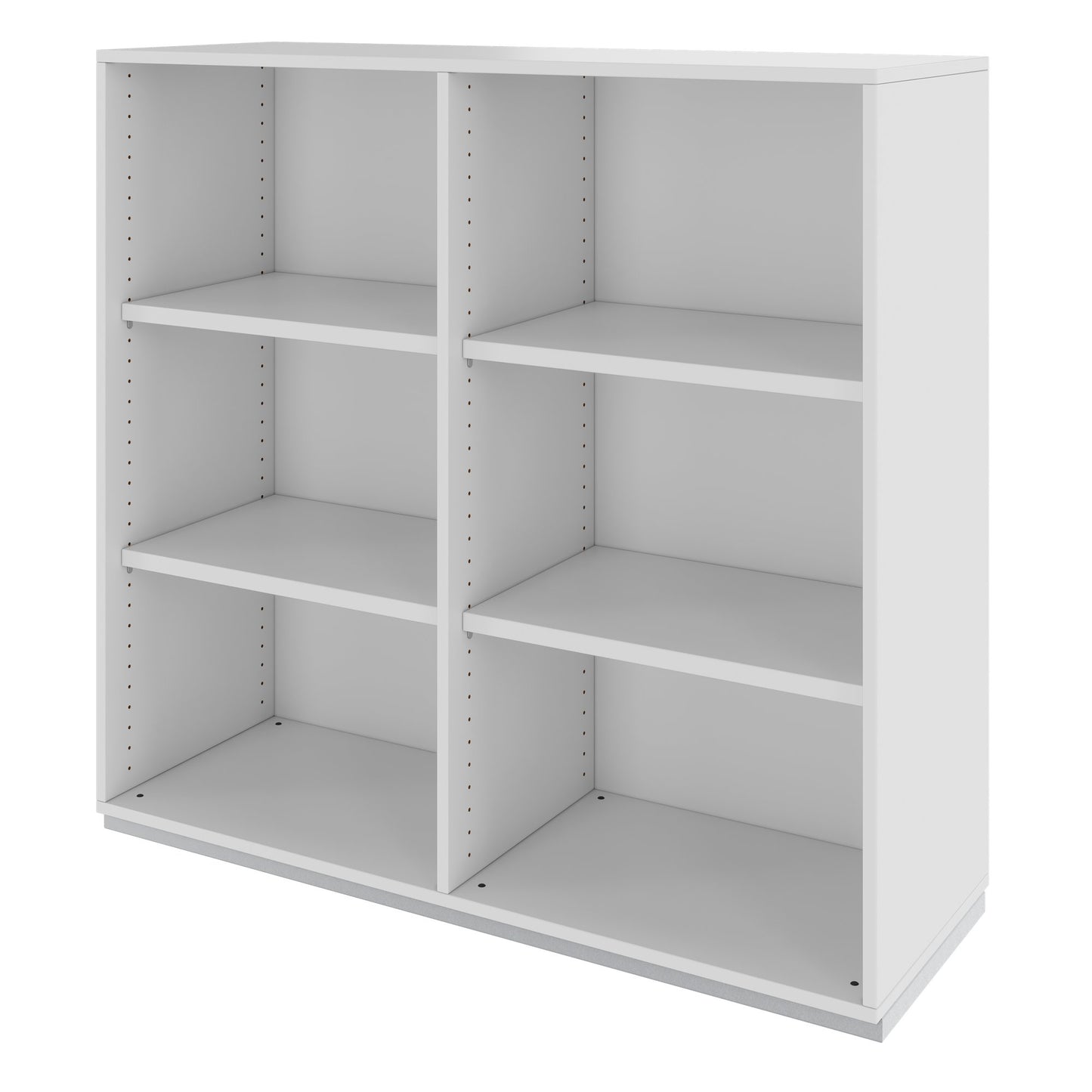 PRO Armoire d'étagère | 3 oh, 400 - 1200 x 1140 mm, gris