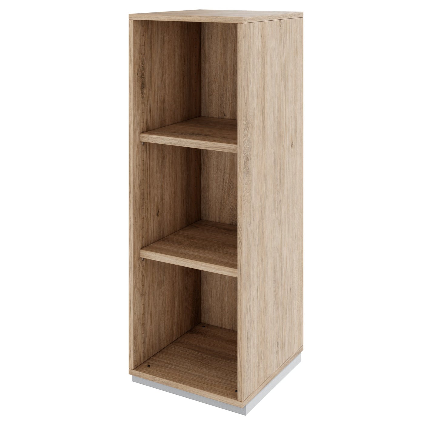 PRO Shelf cabinet | 3 Oh, 400 - 1200 x 1140 mm, natural oak