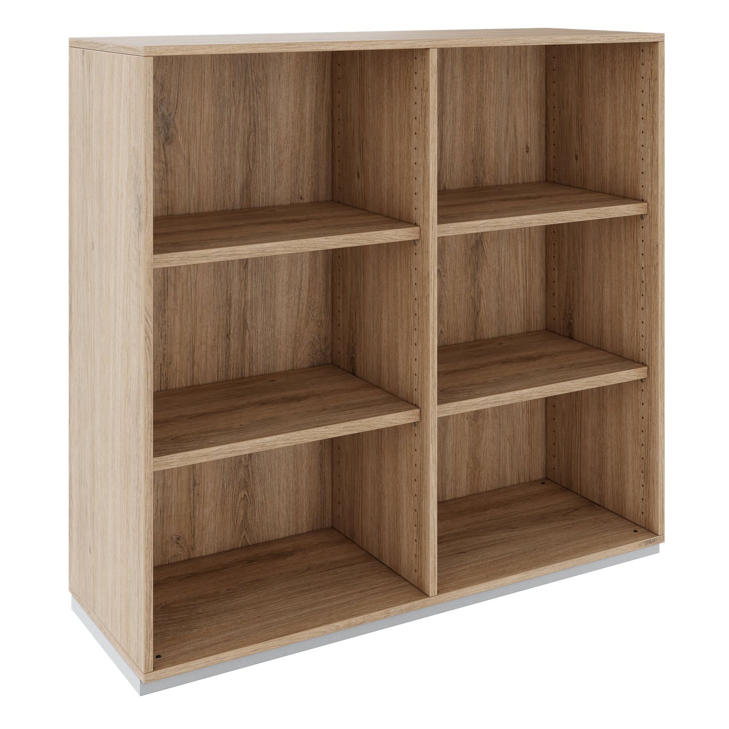 PRO Shelf cabinet | 3 Oh, 400 - 1200 x 1140 mm, natural oak