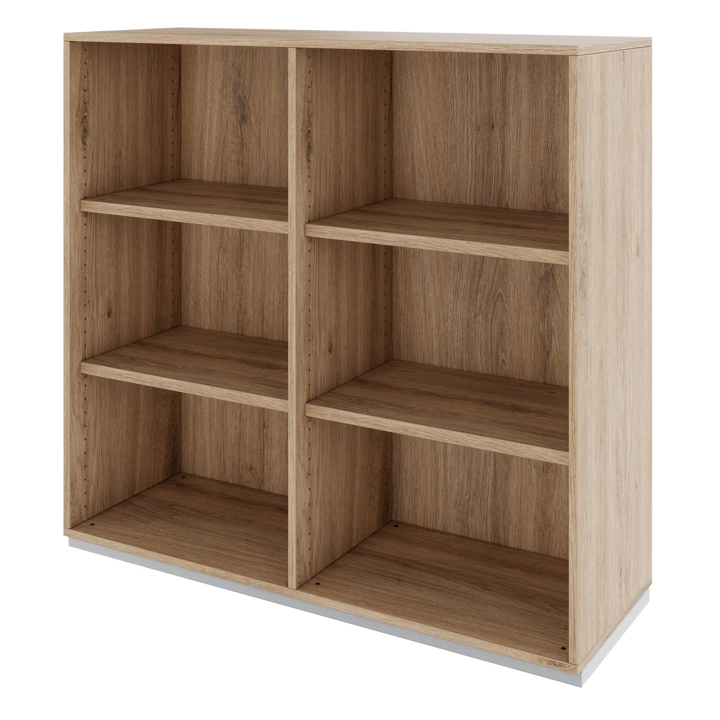 PRO Shelf cabinet | 3 Oh, 400 - 1200 x 1140 mm, natural oak