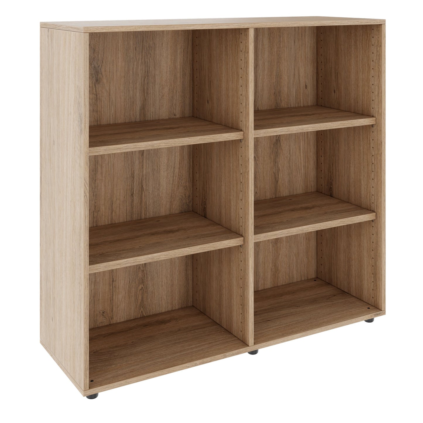 PRO Shelf cabinet | 3 Oh, 400 - 1200 x 1140 mm, natural oak