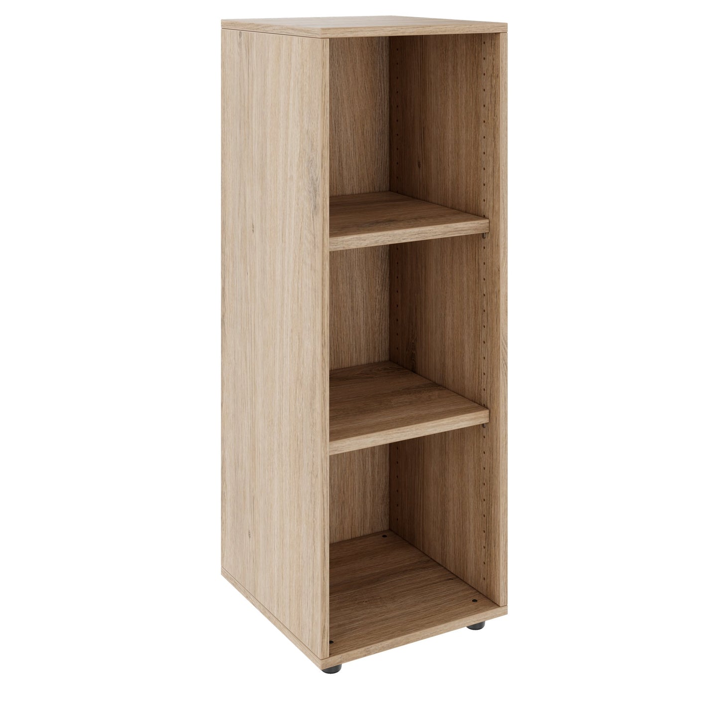PRO Shelf cabinet | 3 Oh, 400 - 1200 x 1140 mm, natural oak