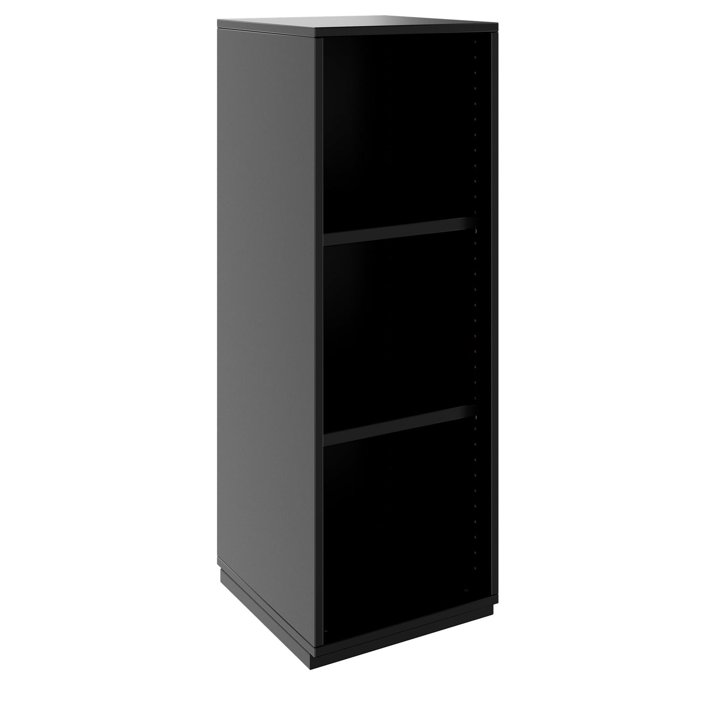 PRO Armoire d'étagère | 3 oh, 400 - 1200 x 1140 mm, noir