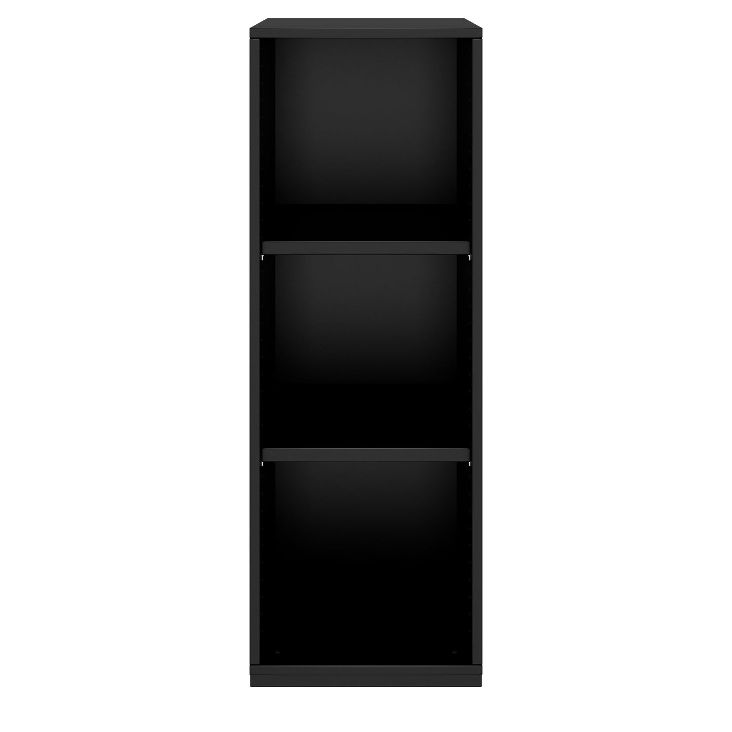 PRO Armoire d'étagère | 3 oh, 400 - 1200 x 1140 mm, noir