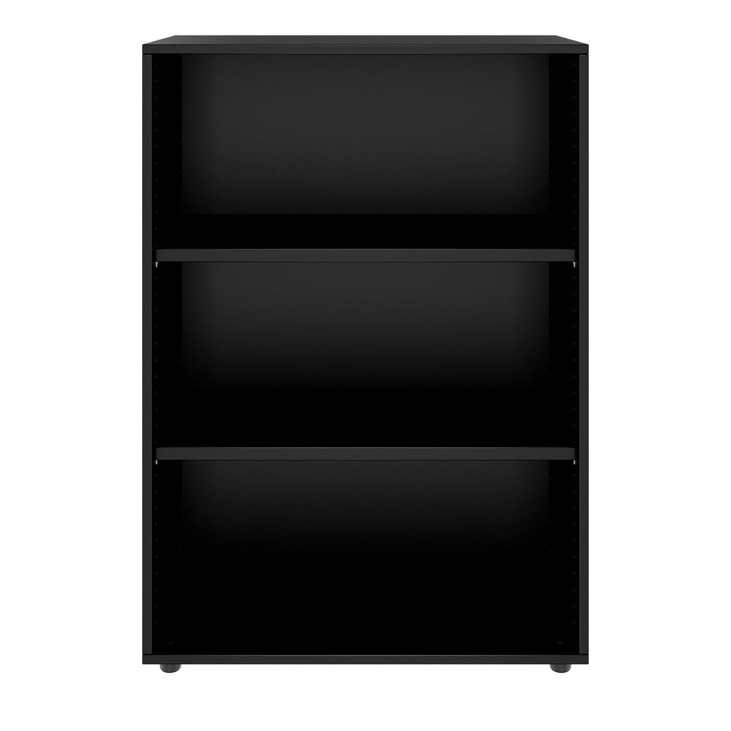 PRO Armoire d'étagère | 3 oh, 400 - 1200 x 1140 mm, noir