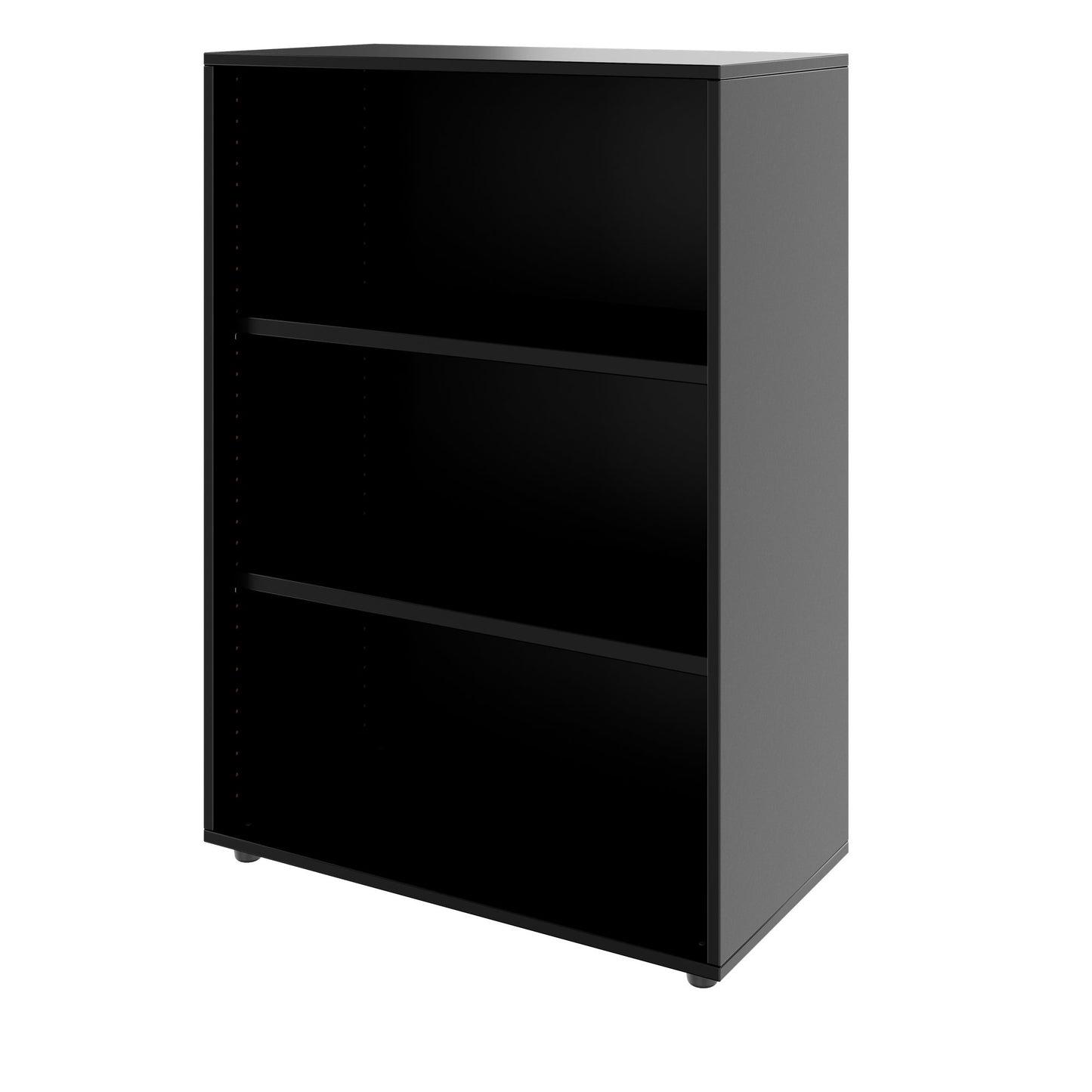 PRO Armoire d'étagère | 3 oh, 400 - 1200 x 1140 mm, noir