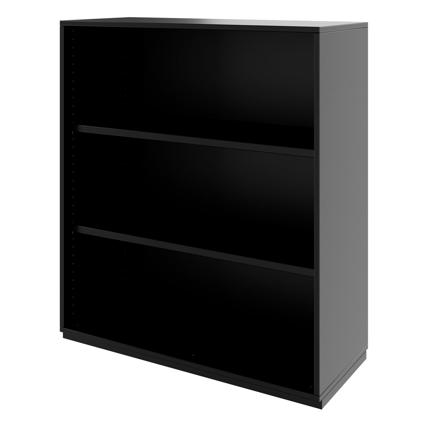 PRO Armoire d'étagère | 3 oh, 400 - 1200 x 1140 mm, noir