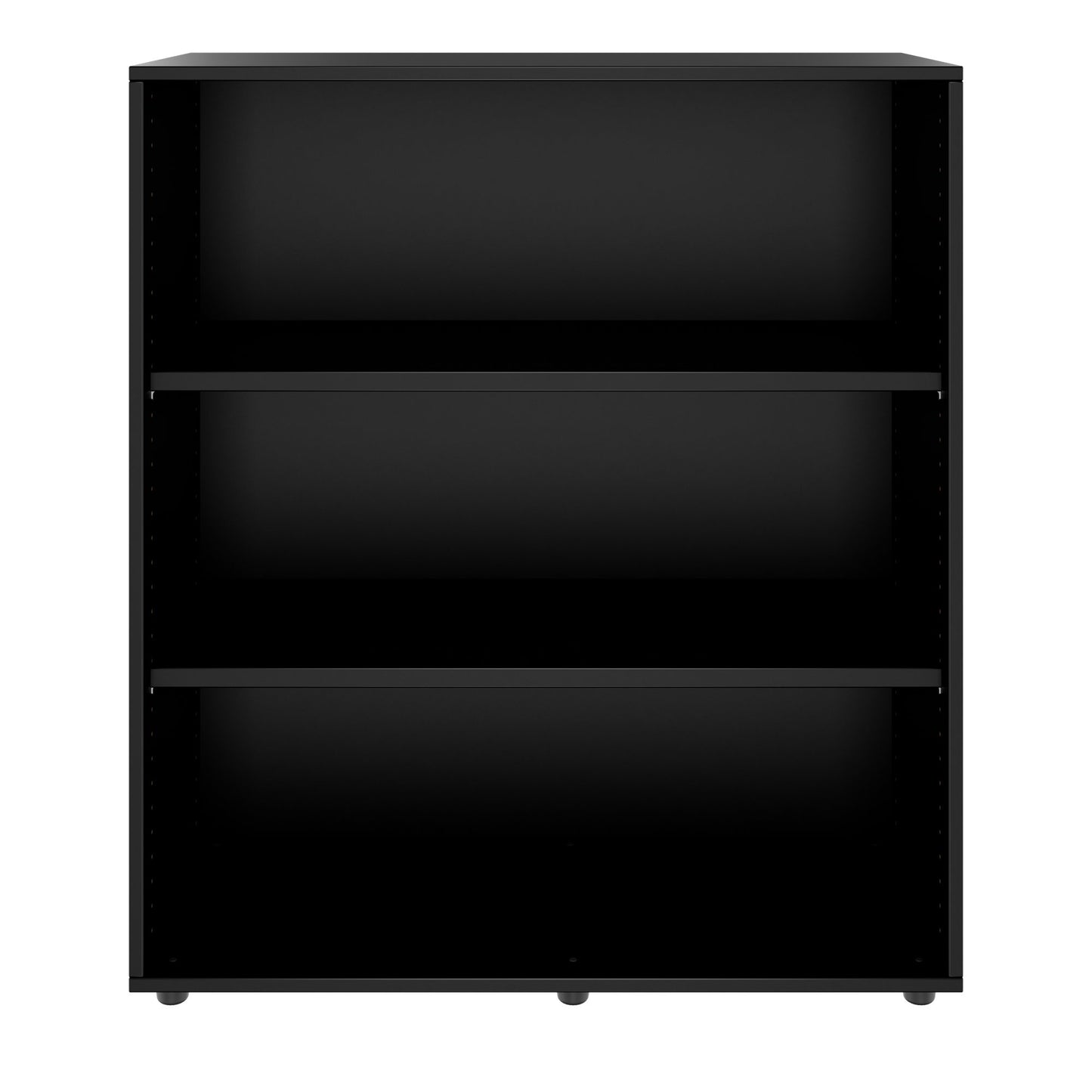 PRO Armoire d'étagère | 3 oh, 400 - 1200 x 1140 mm, noir