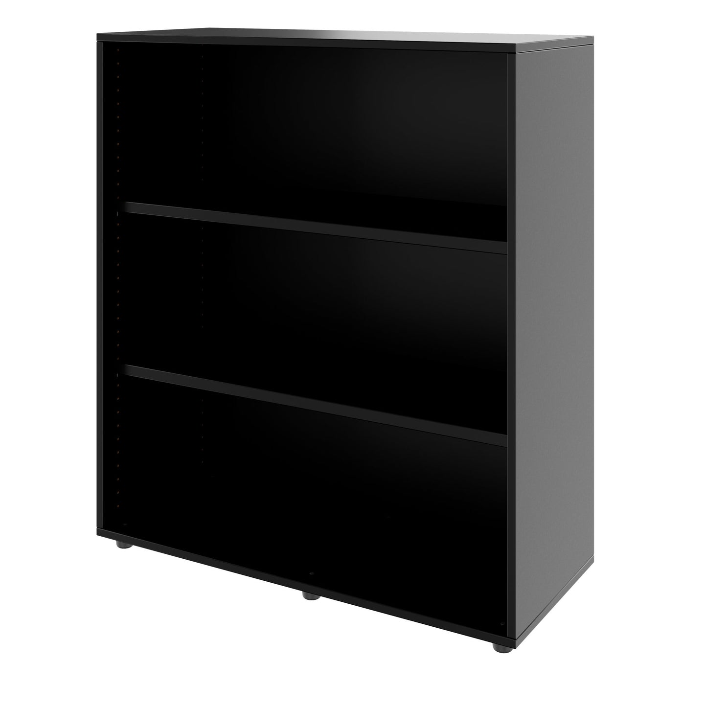 PRO Armoire d'étagère | 3 oh, 400 - 1200 x 1140 mm, noir