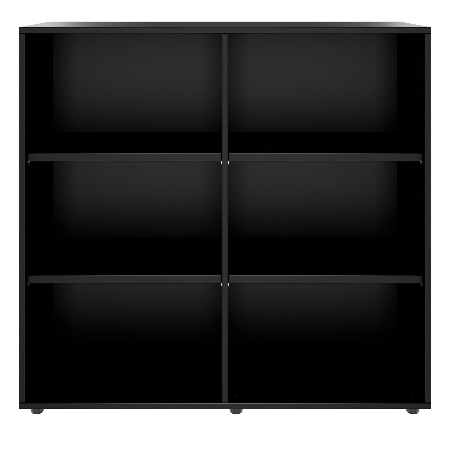 PRO Armoire d'étagère | 3 oh, 400 - 1200 x 1140 mm, noir
