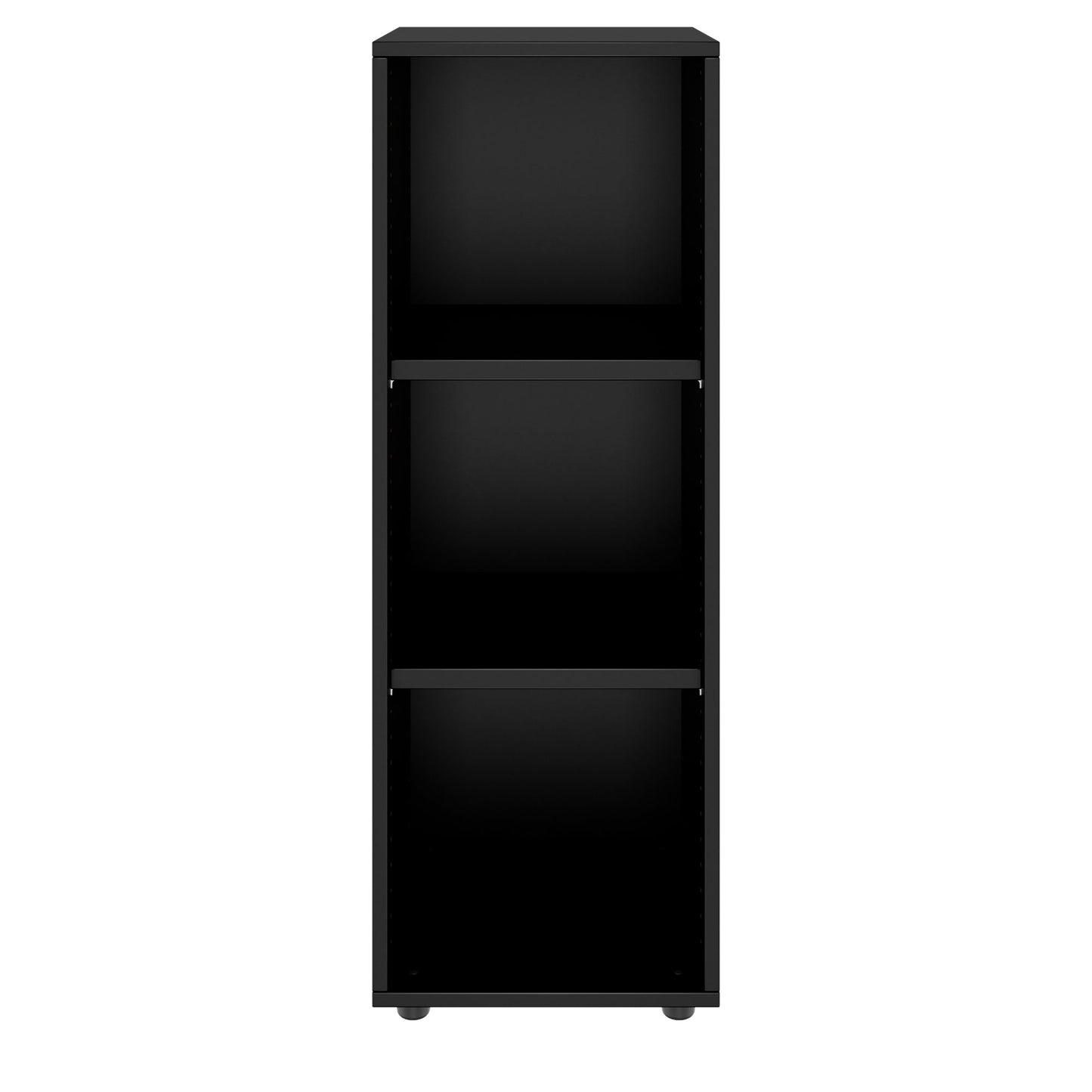 PRO Armoire d'étagère | 3 oh, 400 - 1200 x 1140 mm, noir