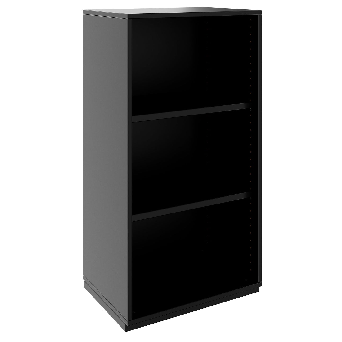 PRO Armoire d'étagère | 3 oh, 400 - 1200 x 1140 mm, noir