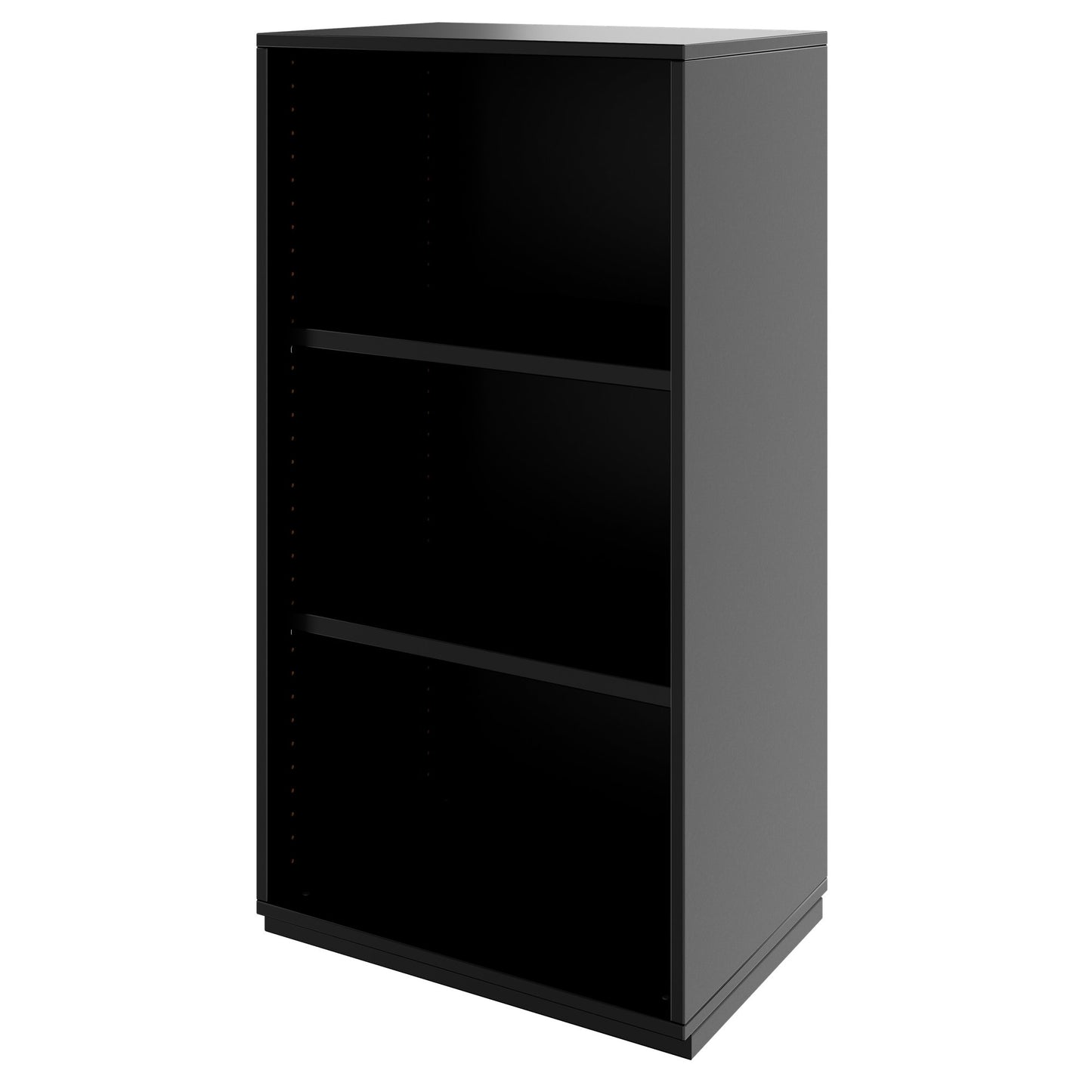 PRO Armoire d'étagère | 3 oh, 400 - 1200 x 1140 mm, noir