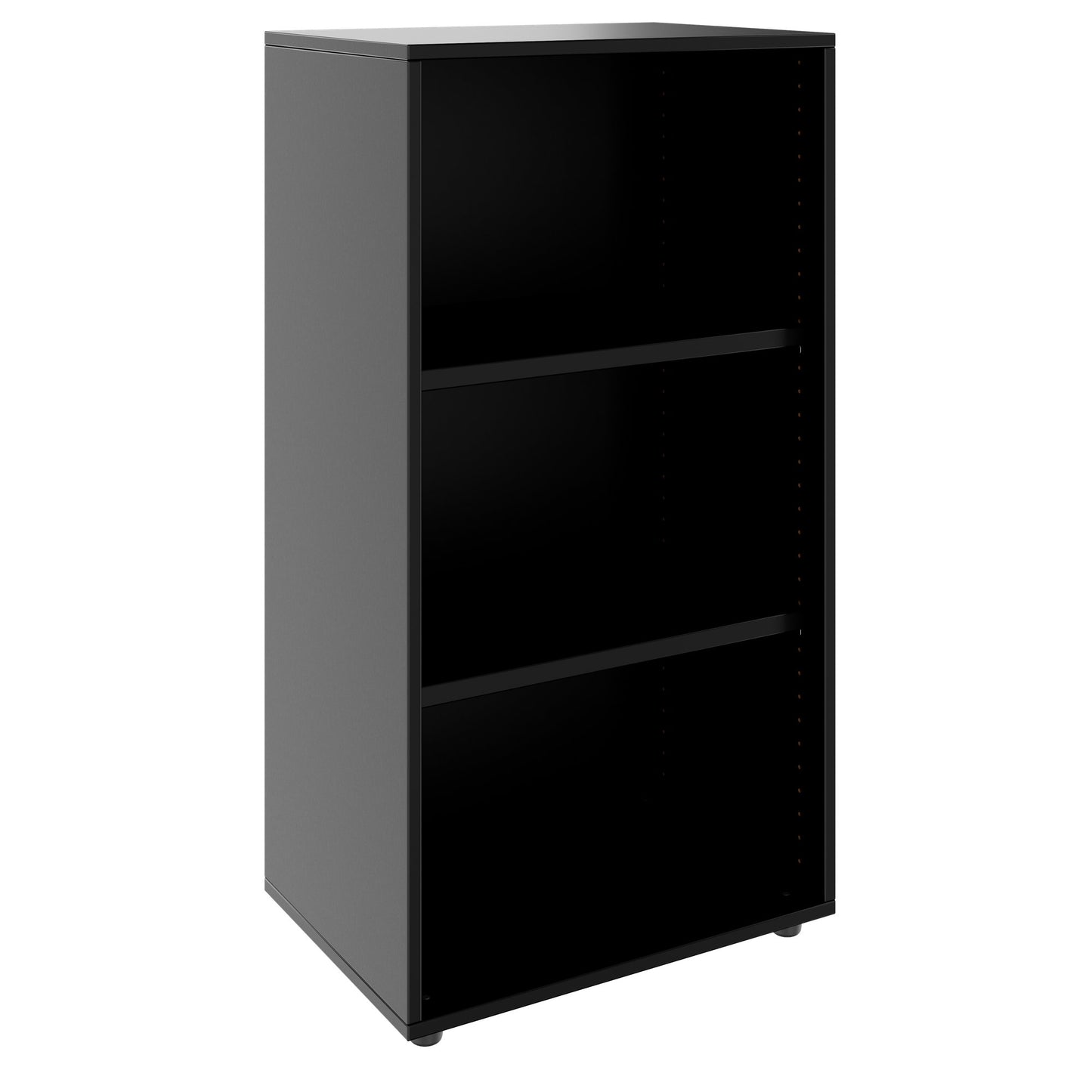 PRO Armoire d'étagère | 3 oh, 400 - 1200 x 1140 mm, noir