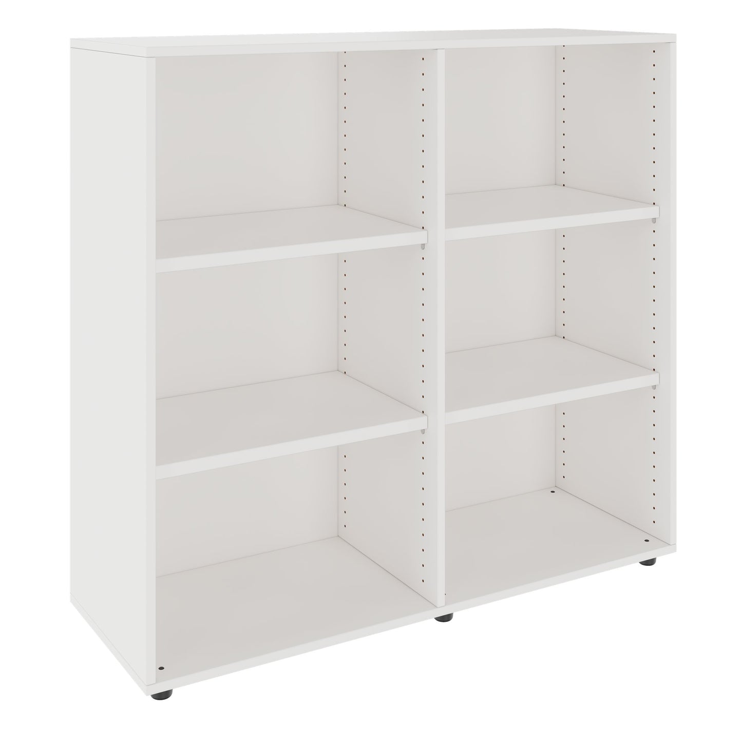 PRO Armoire d'étagère | 3 oh, 400 - 1200 x 1140 mm, blanc
