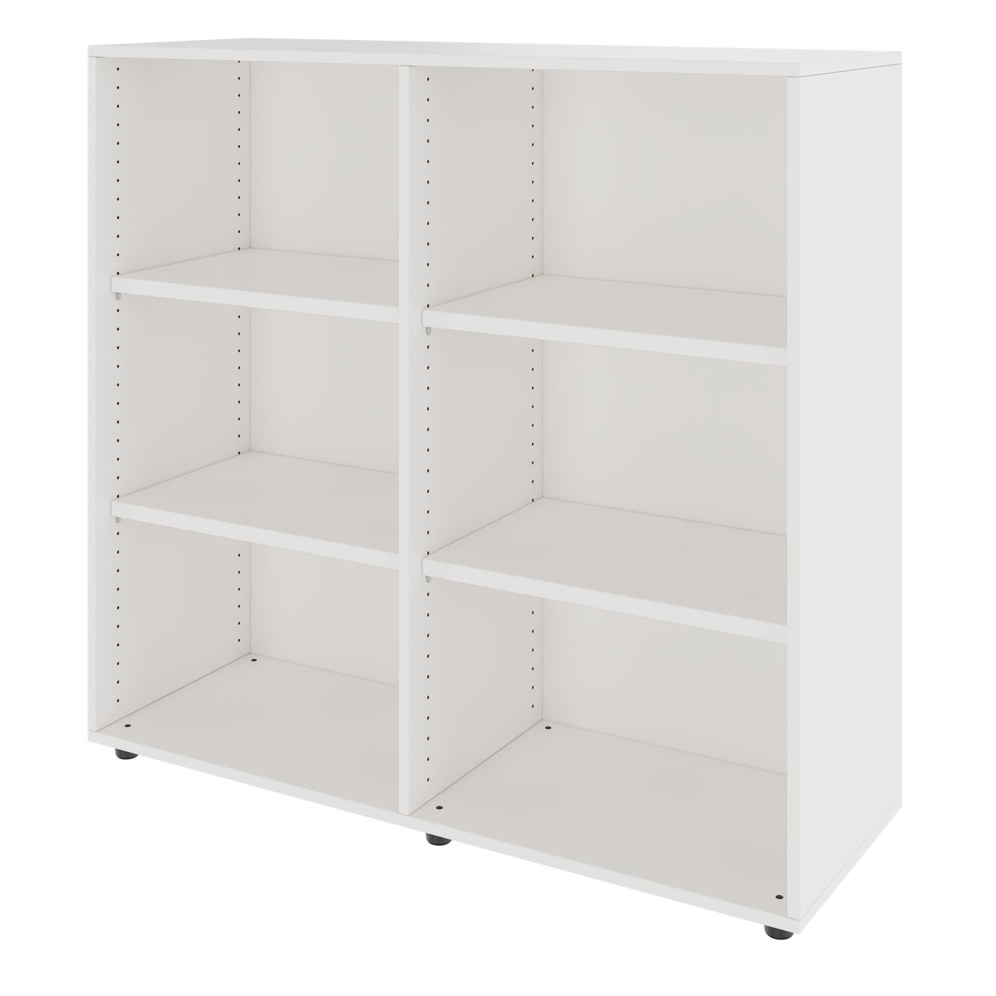 PRO Armoire d'étagère | 3 oh, 400 - 1200 x 1140 mm, blanc