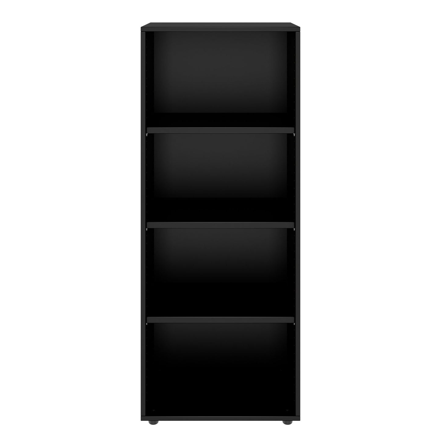 PRO Armoire d'étagère | 4 oh, 400 - 1200 x 1510 mm, noir