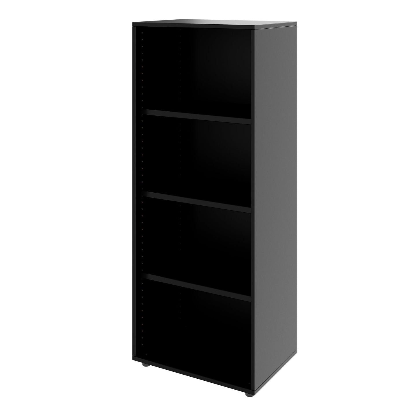 PRO Armoire d'étagère | 4 oh, 400 - 1200 x 1510 mm, noir