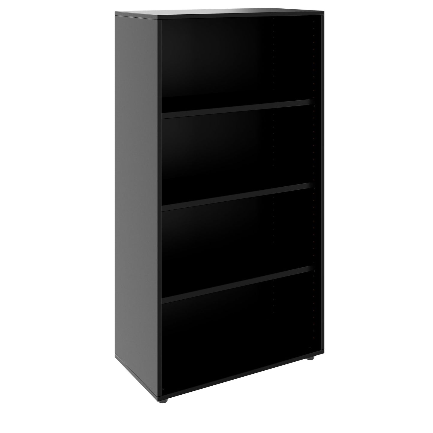 PRO Armoire d'étagère | 4 oh, 400 - 1200 x 1510 mm, noir