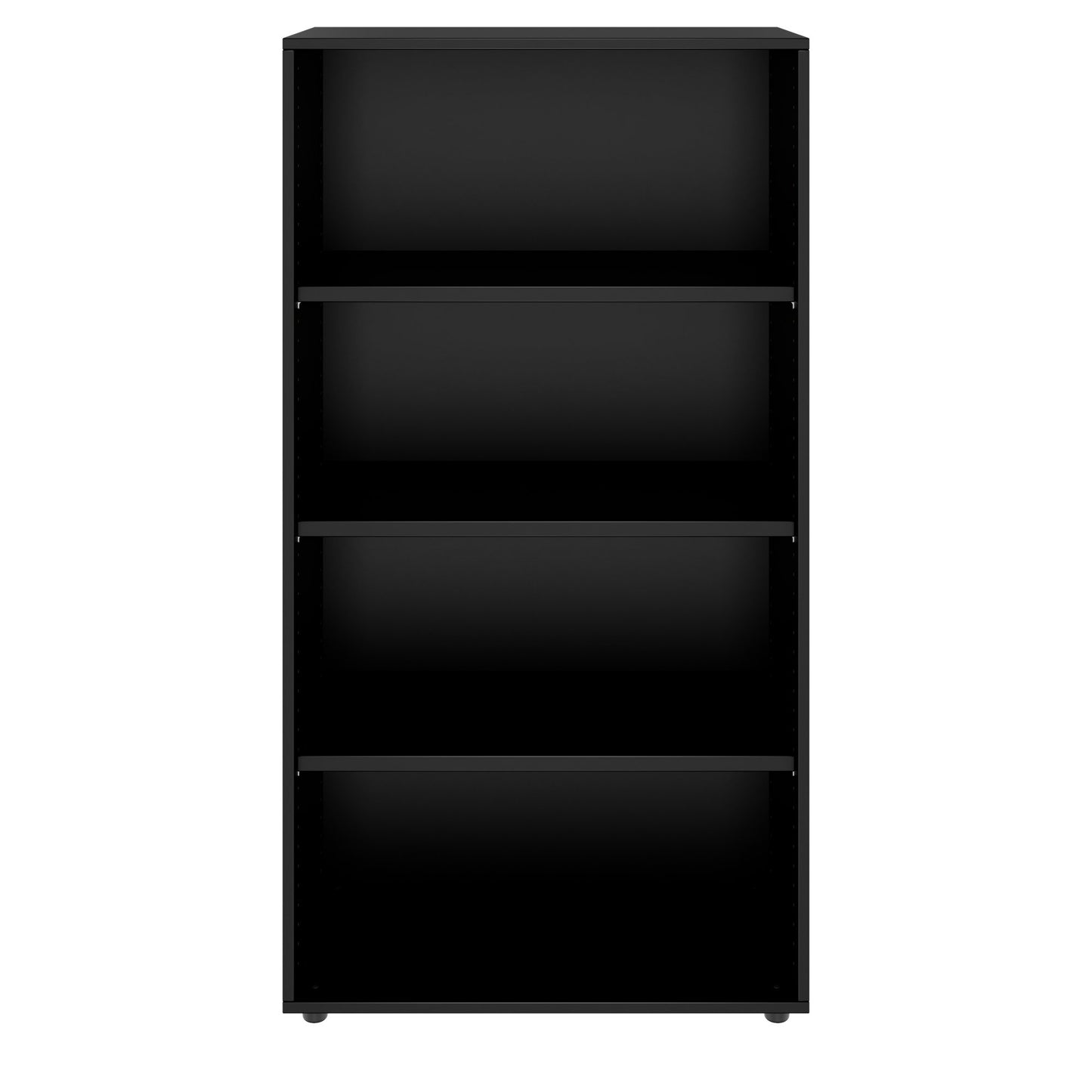 PRO Armoire d'étagère | 4 oh, 400 - 1200 x 1510 mm, noir
