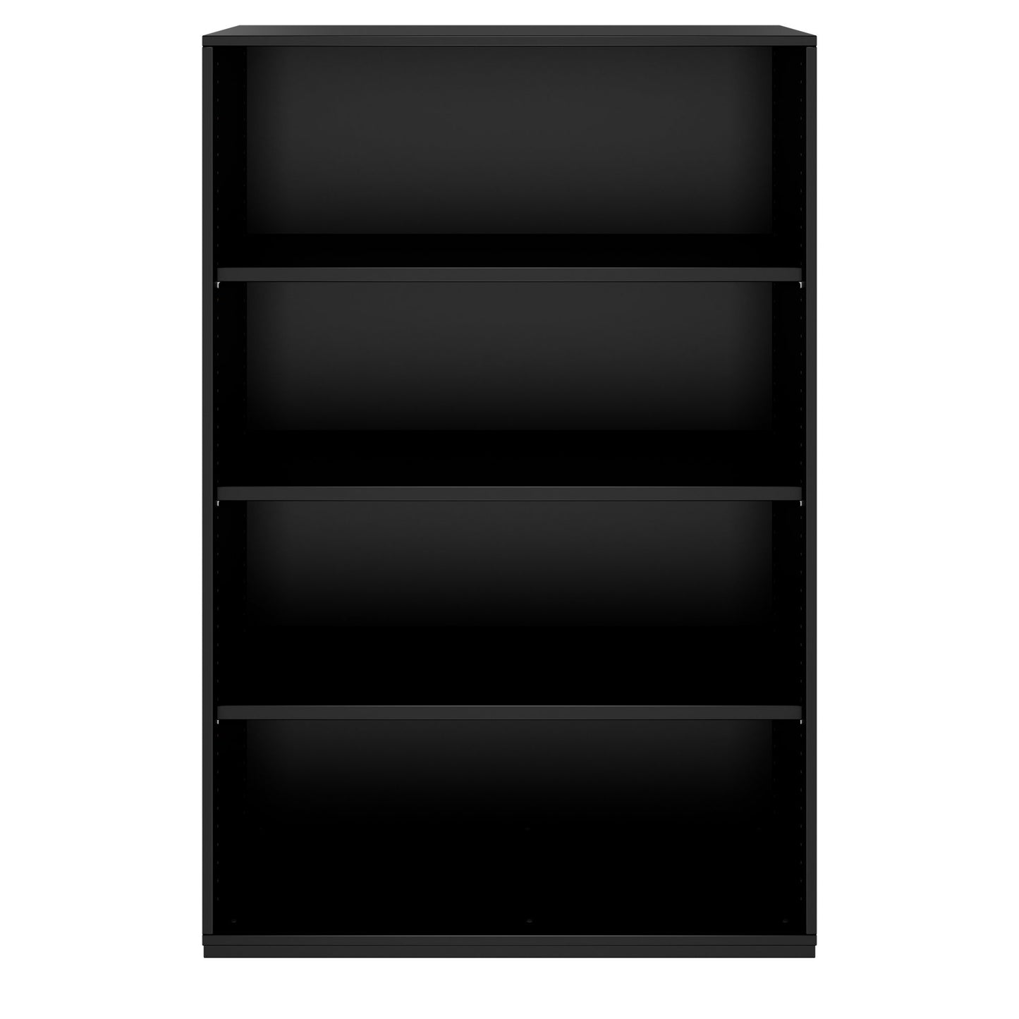 PRO Armoire d'étagère | 4 oh, 400 - 1200 x 1510 mm, noir