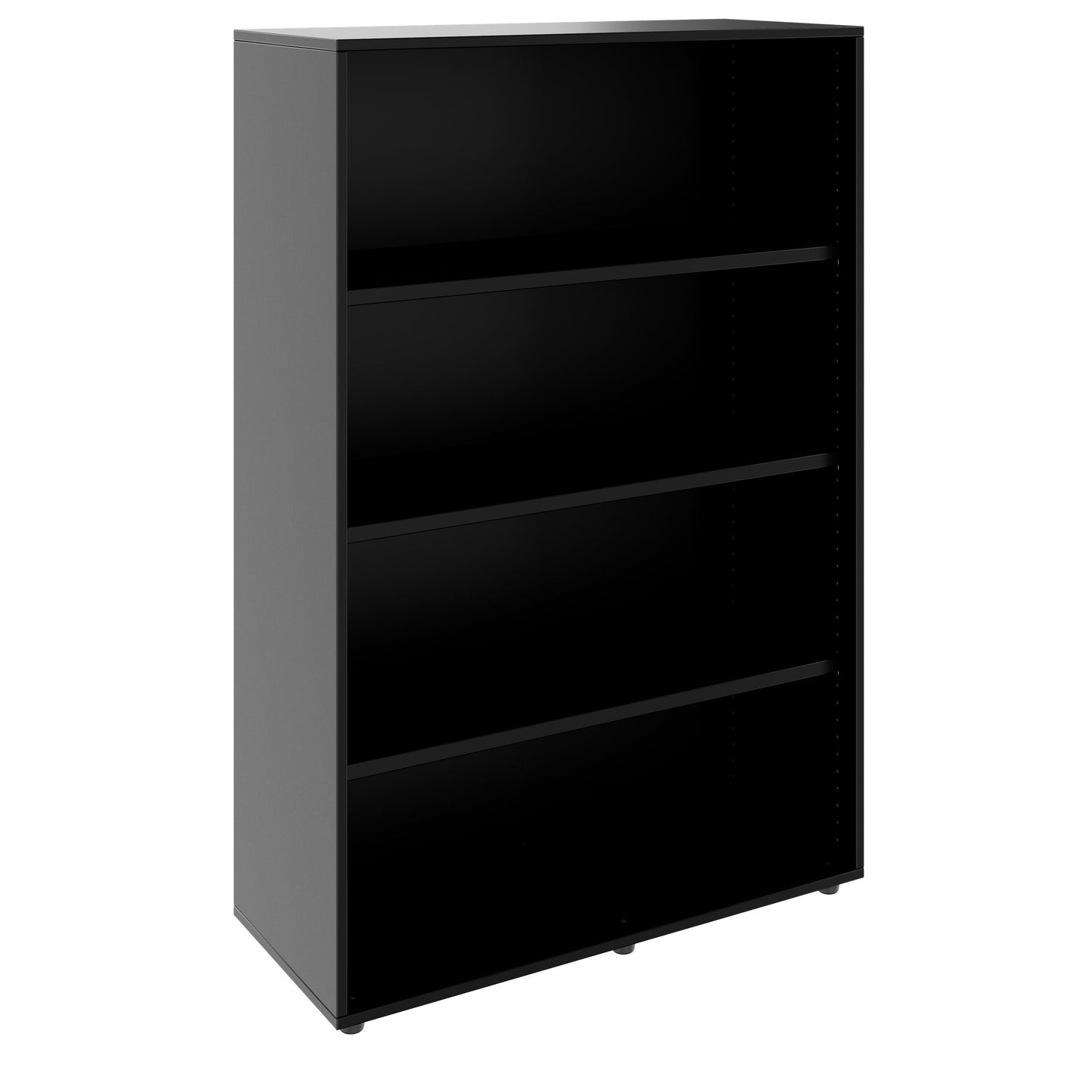 PRO Armoire d'étagère | 4 oh, 400 - 1200 x 1510 mm, noir