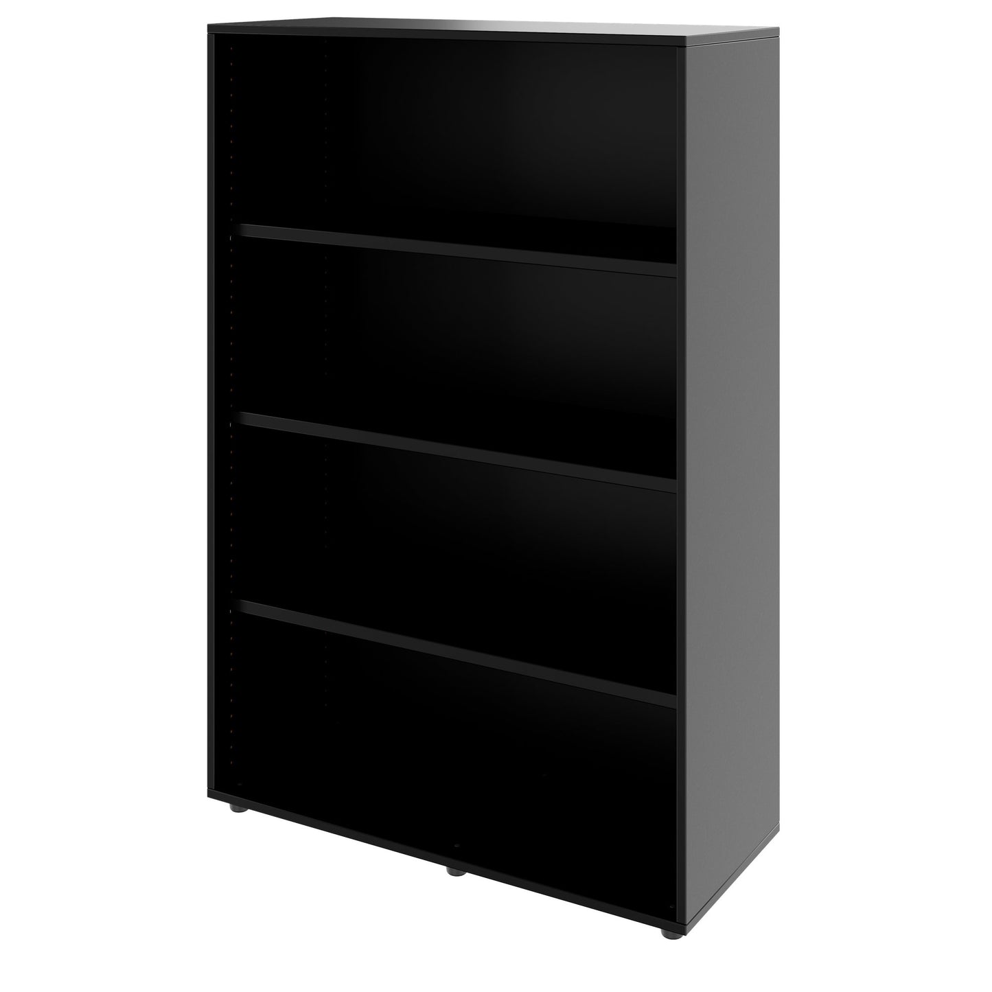 PRO Armoire d'étagère | 4 oh, 400 - 1200 x 1510 mm, noir