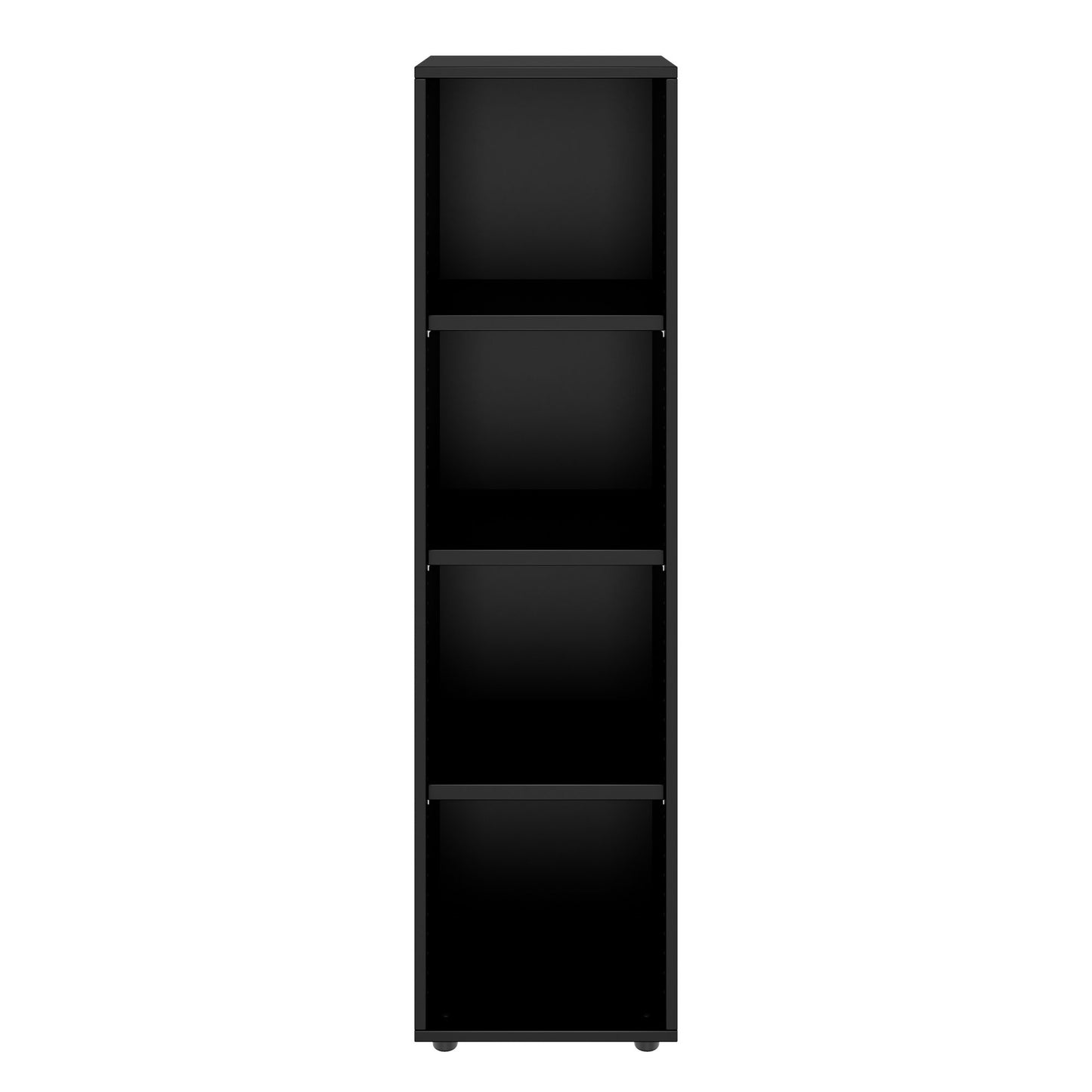 PRO Armoire d'étagère | 4 oh, 400 - 1200 x 1510 mm, noir