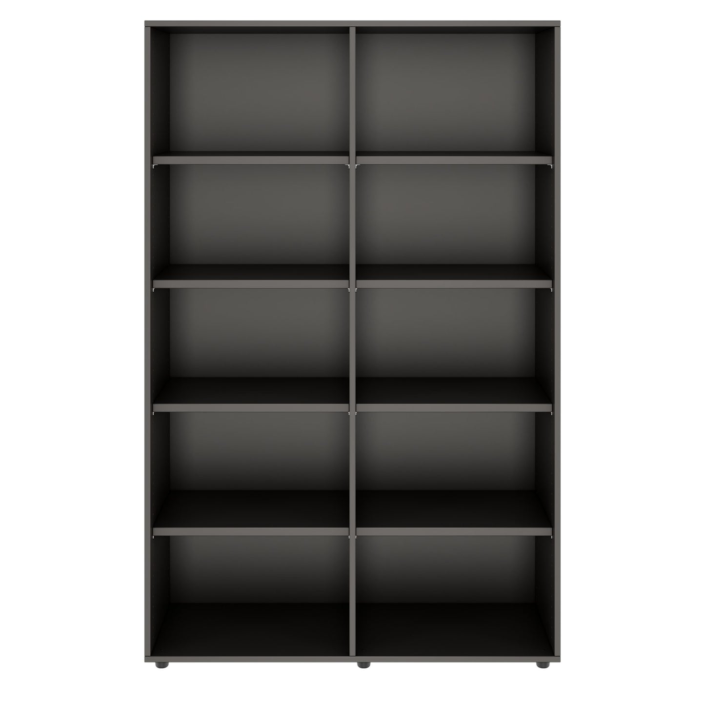 PRO Regalschrank | 5 OH, 400 - 1200 x 1880 mm, Graphit
