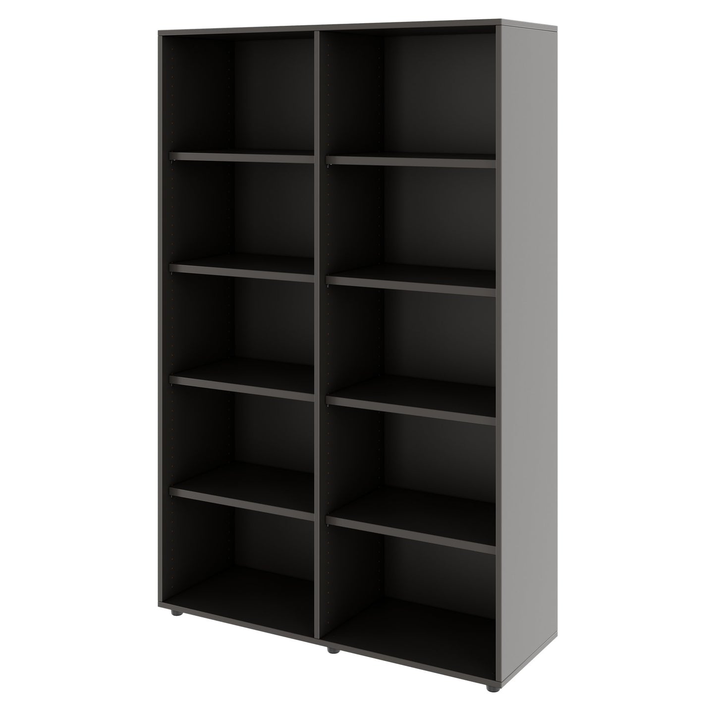 PRO Regalschrank | 5 OH, 400 - 1200 x 1880 mm, Graphit