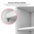 PRO Cabinet scaffale | 5 OH, 400 - 1200 x 1880 mm, grafite - 9 Thumbnail Image