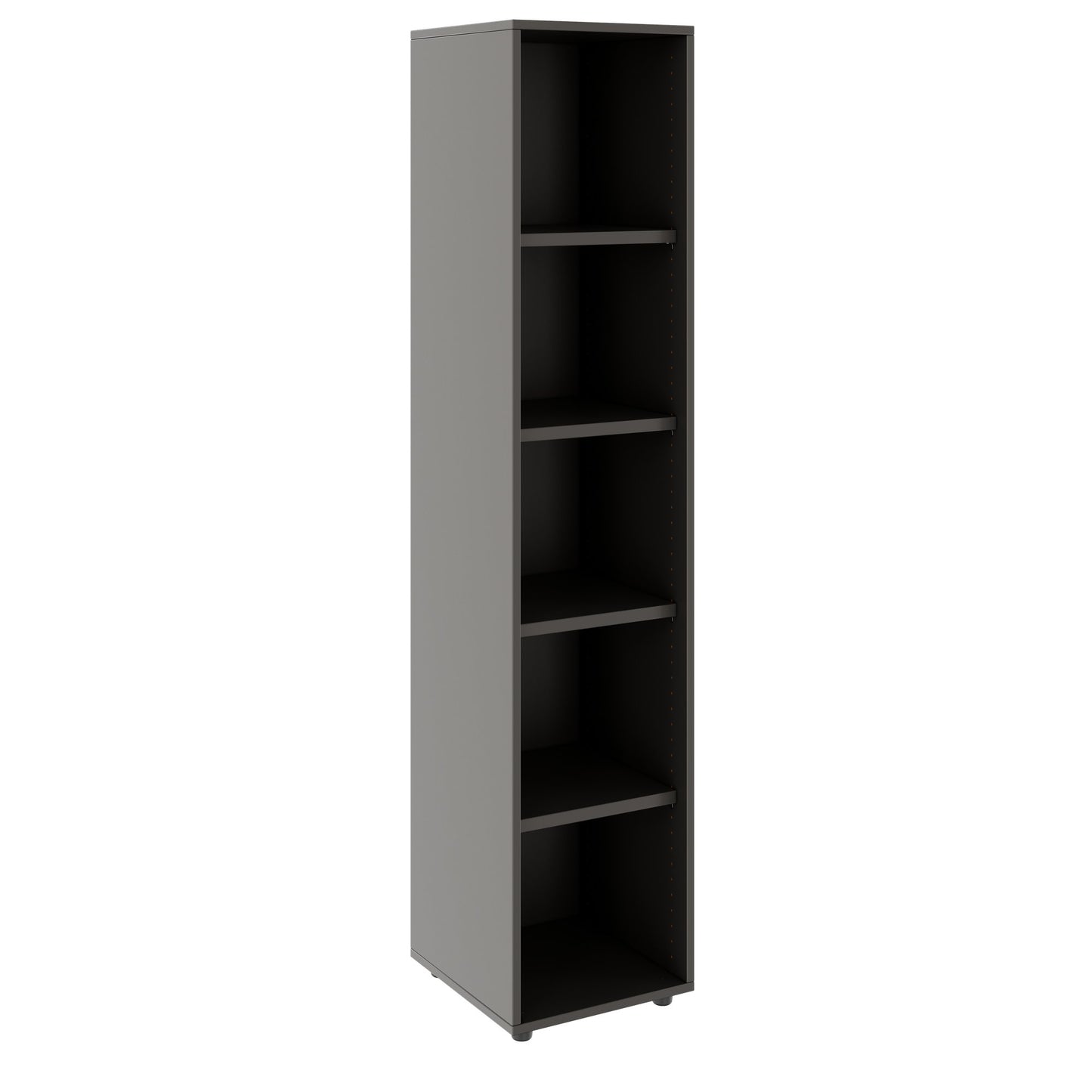 PRO Armoire d'étagère | 5 oh, 400 - 1200 x 1880 mm, graphite