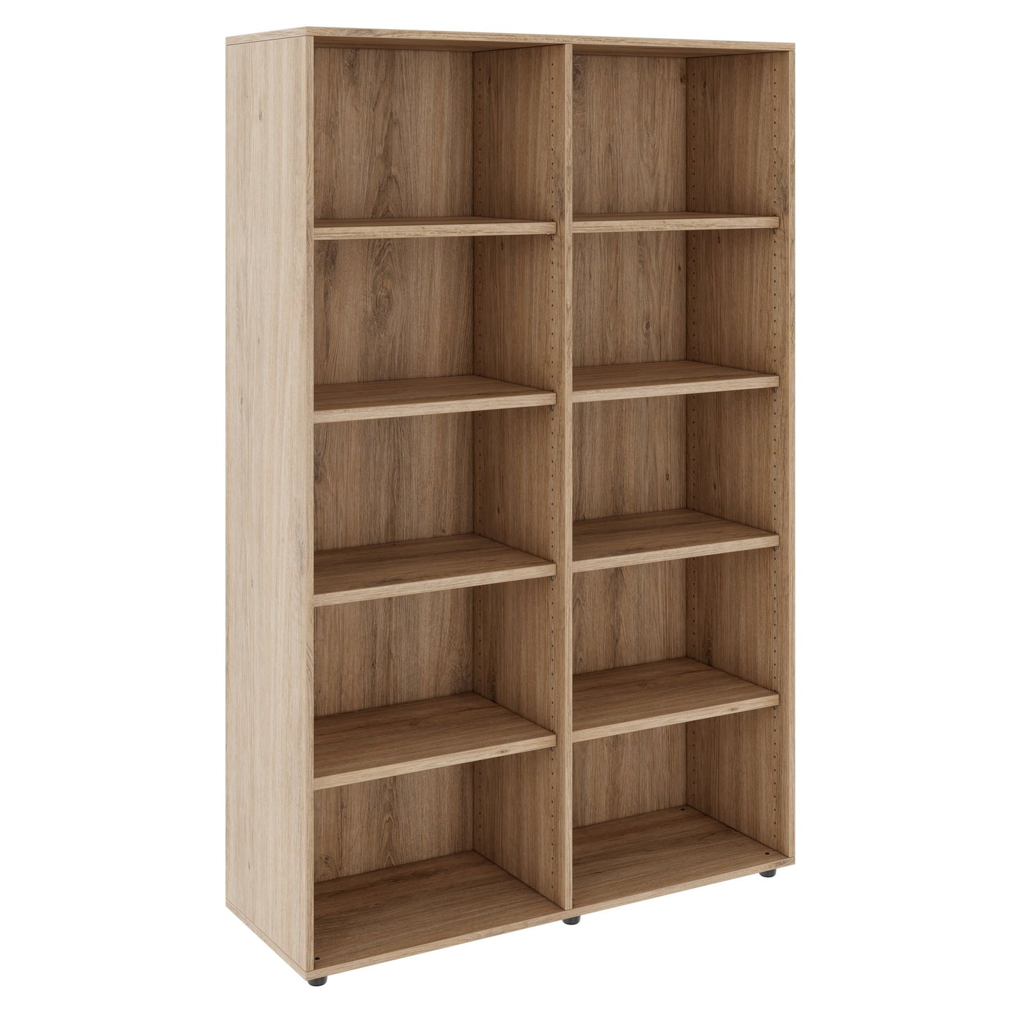 PRO Shelf cabinet | 5 Oh, 400 - 1200 x 1880 mm, natural oak