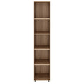 PRO Shelf cabinet | 5 Oh, 400 - 1200 x 1880 mm, natural oak - 3 Thumbnail Image
