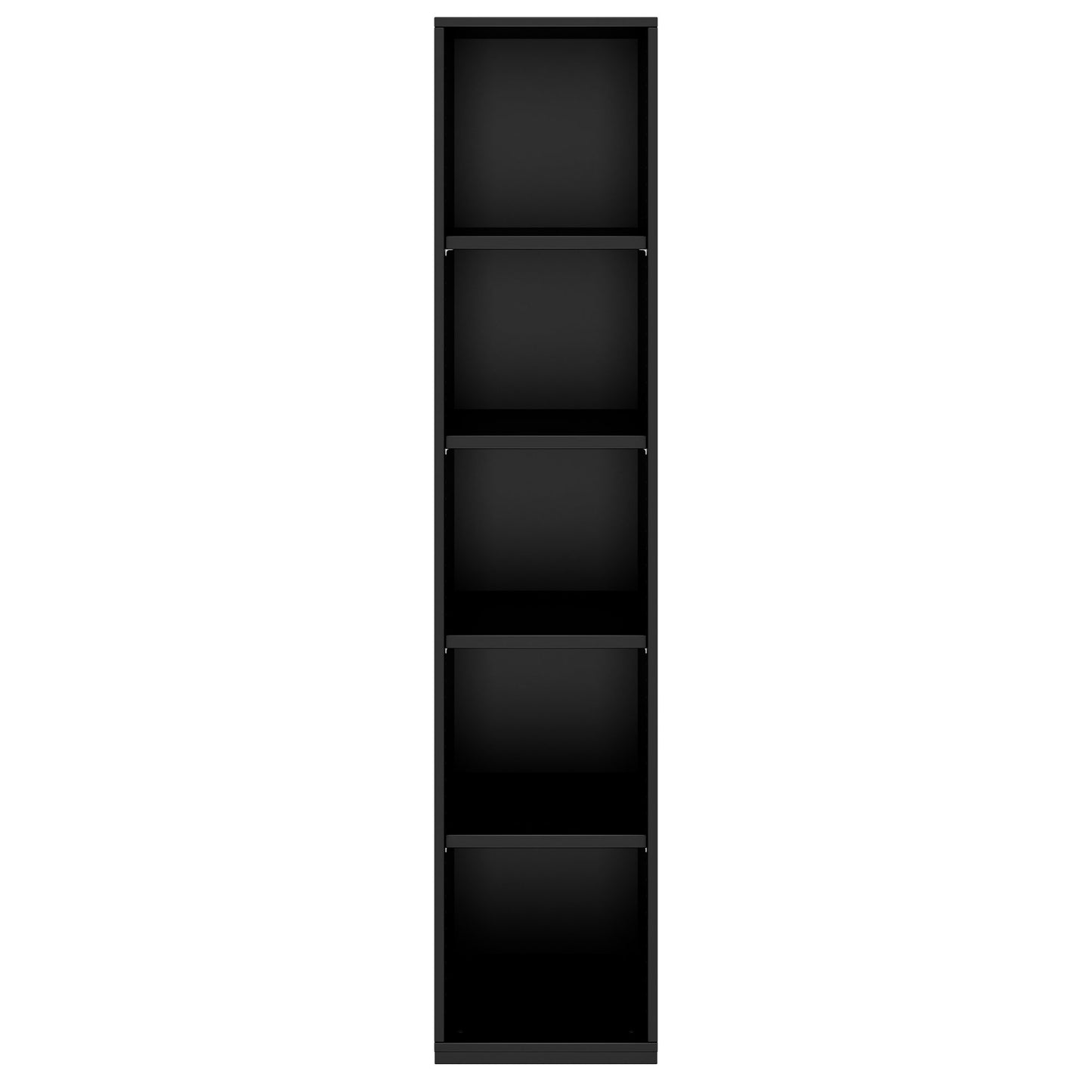 PRO Armoire d'étagère | 5 oh, 400 - 1200 x 1880 mm, noir