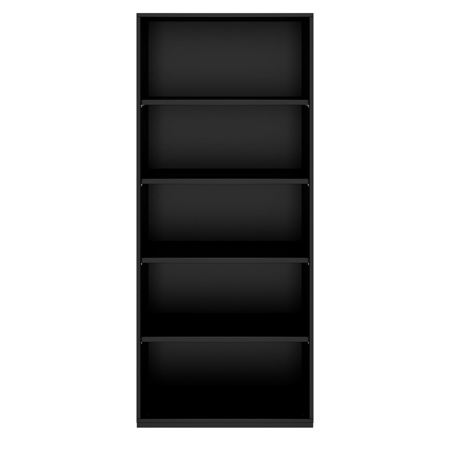 PRO Armoire d'étagère | 5 oh, 400 - 1200 x 1880 mm, noir