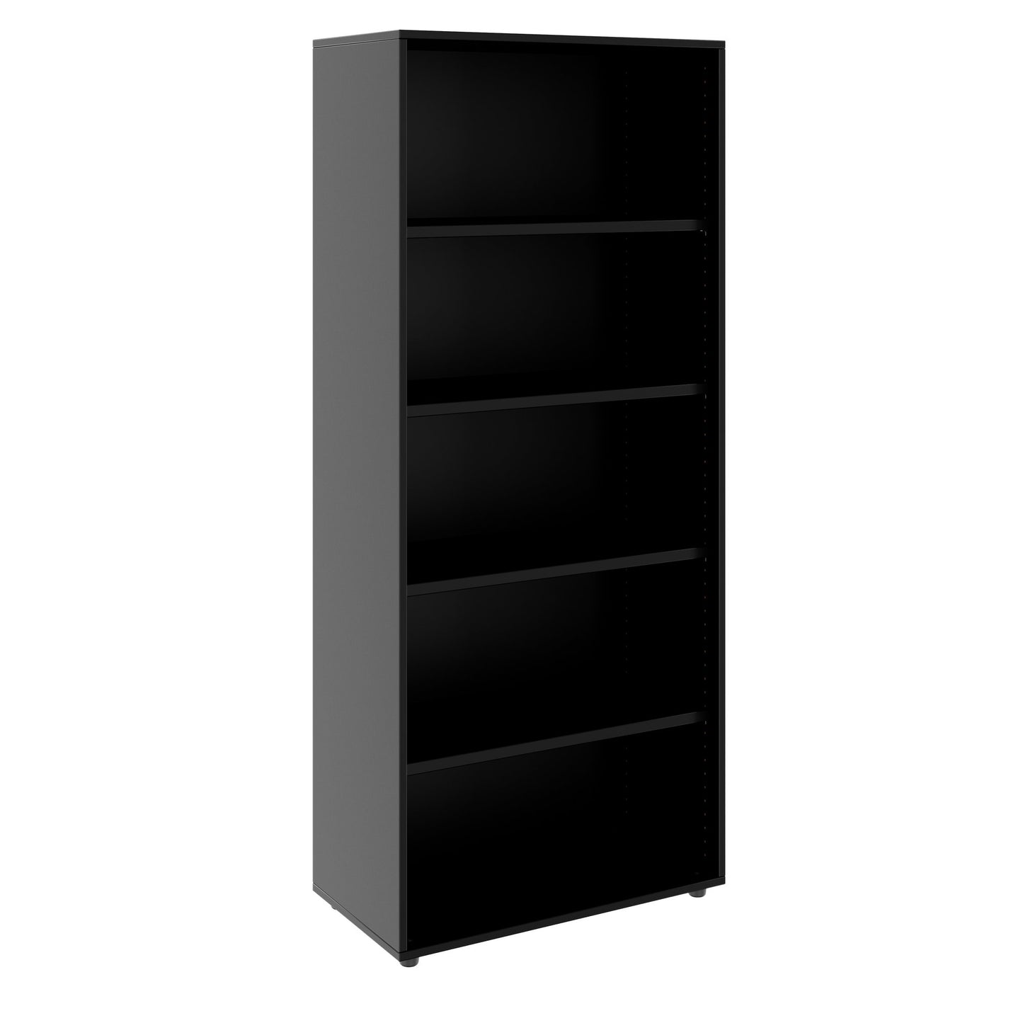 PRO Armoire d'étagère | 5 oh, 400 - 1200 x 1880 mm, noir